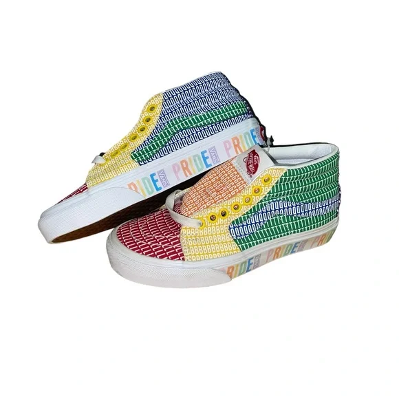 NEW Vans Sk8-Mid Pride Sneakers Skate Shoes VN0A3WM33WJ VN0A3WM33WJ VANS SK8-Mid  main image 3